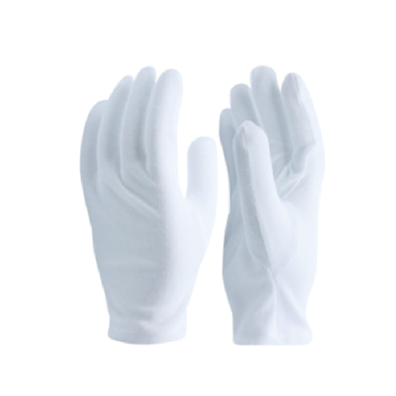 ถุงมือผ้า TC พับขอบ, โพลีเอสเตอร์, คัตตอน